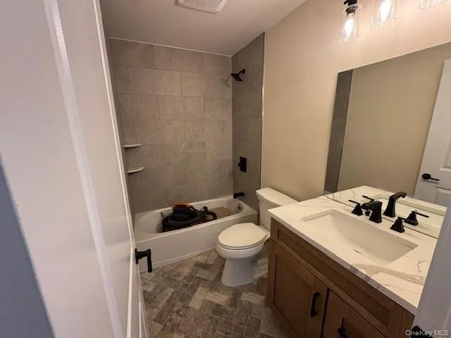 Full bath with vanity and bathtub / shower combination Full bath with vanity and bathtub / shower combination