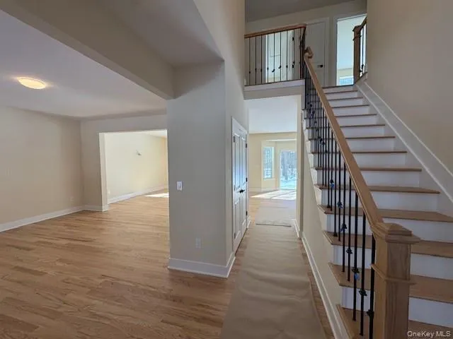Large oversized opening into family room Large oversized opening into family room