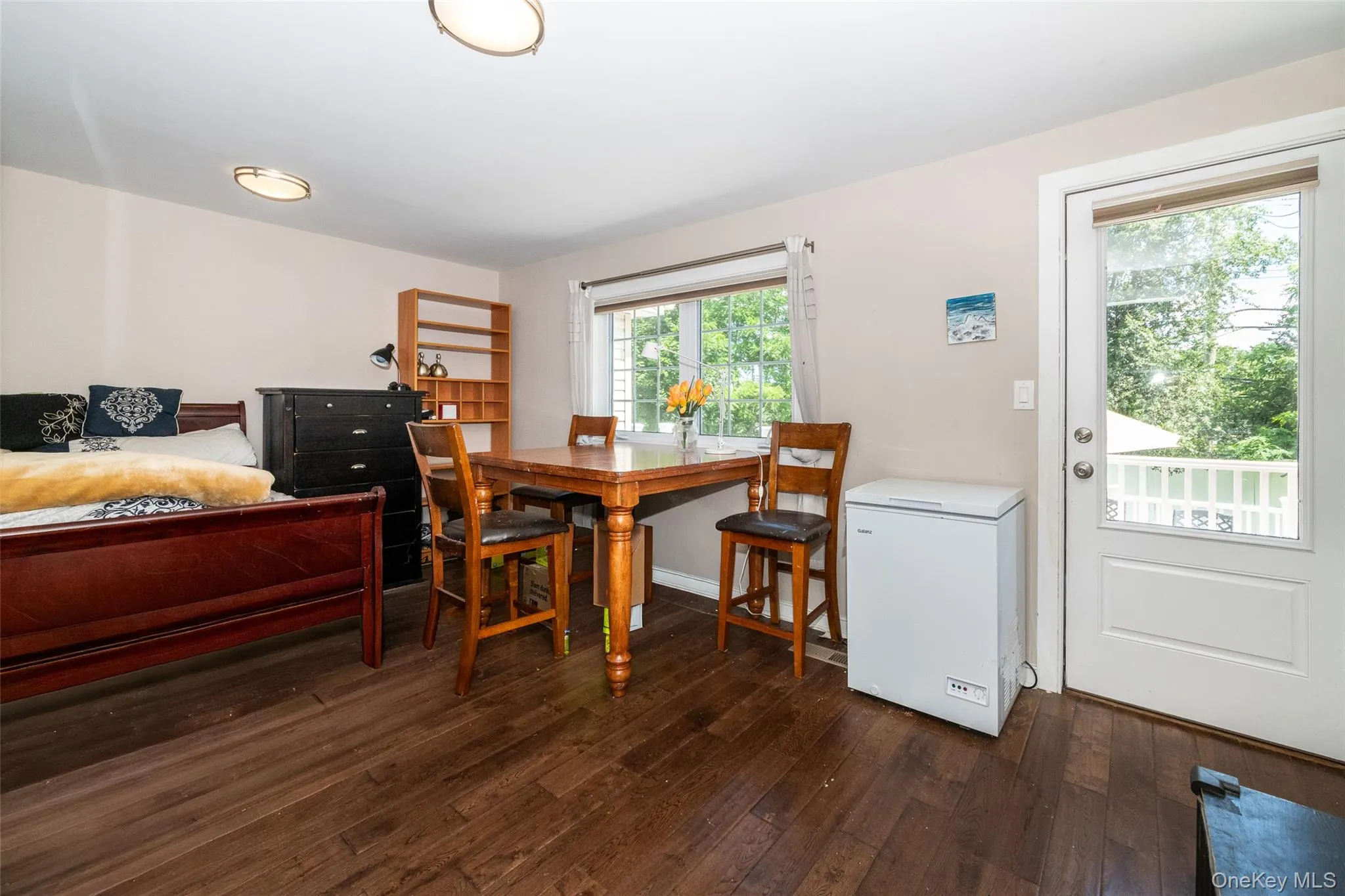 bonus room downstairs used as guest and open to deck bonus room downstairs used as guest and open to deck