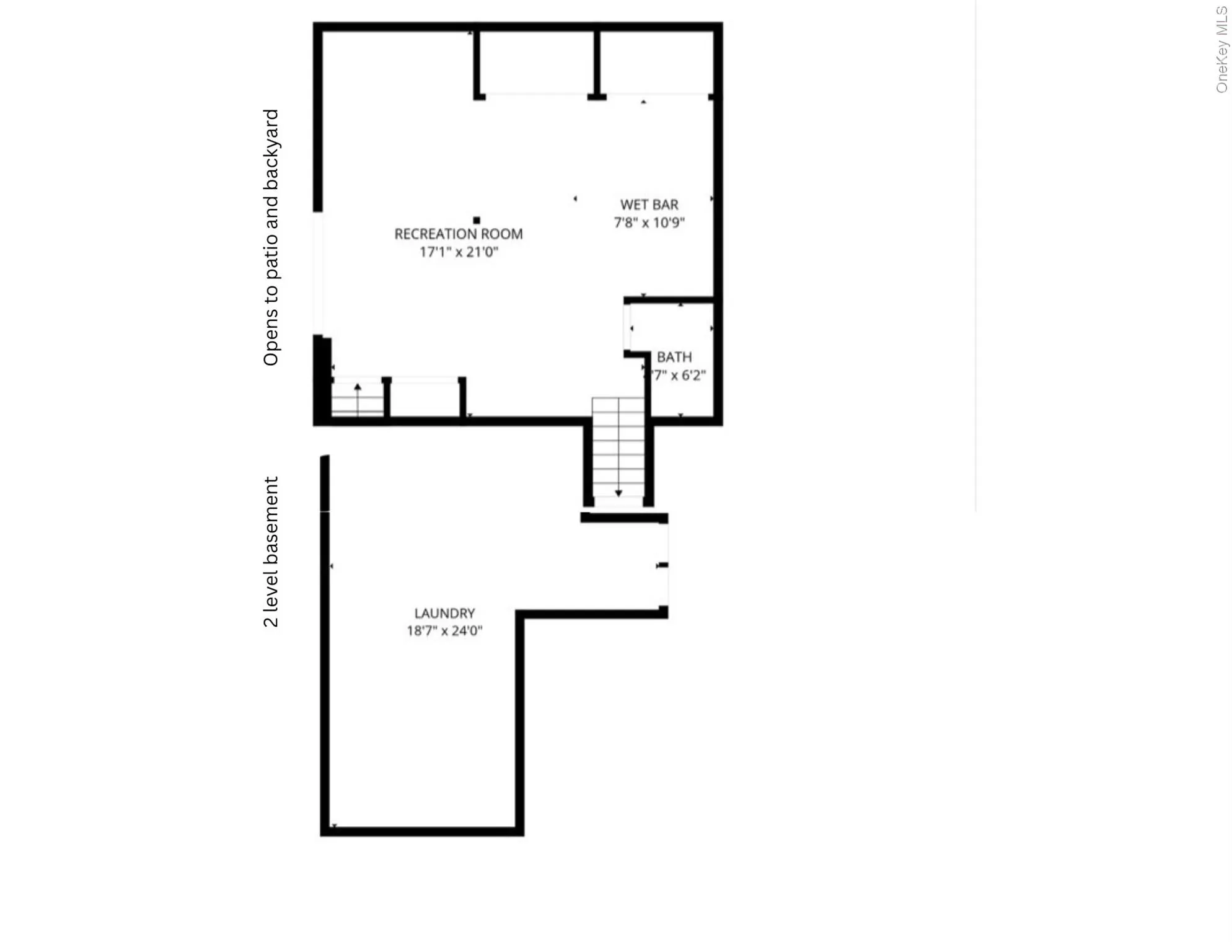 2 level basement with one walkout 2 level basement with one walkout