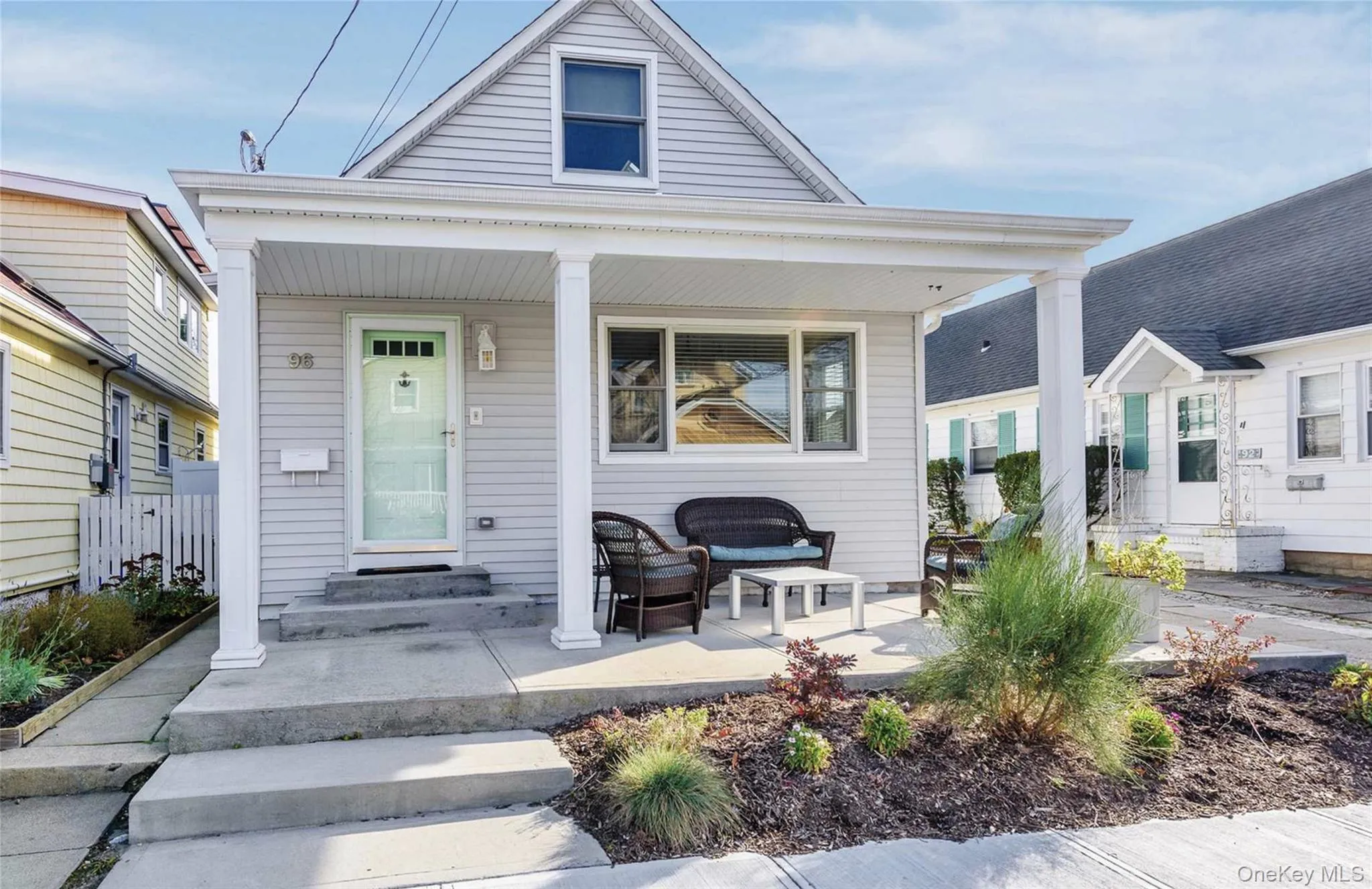 View of front of home with covered porch View of front of home with covered porch