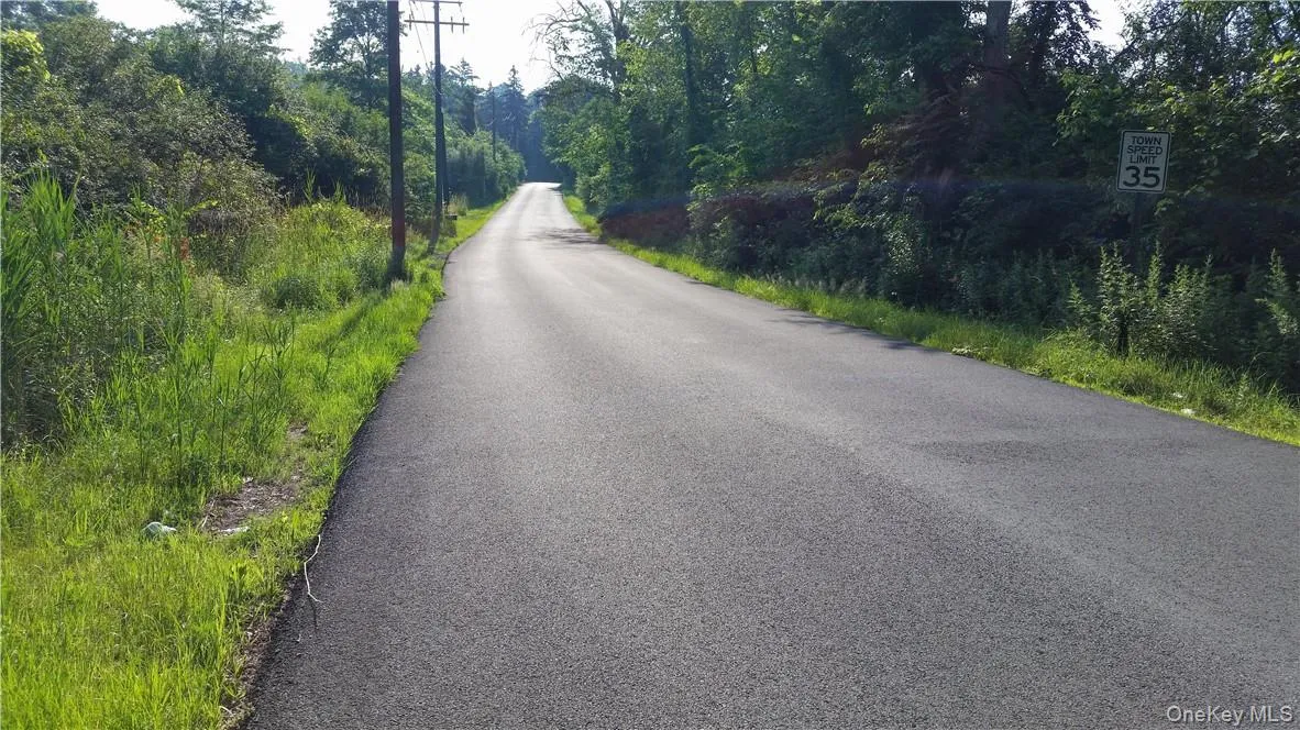 With the Heritage Trail crossing at your back and looking down Duck Farm Road toward Old Chester Road, the property is on the right. With the Heritage Trail crossing at your back and looking down Duck Farm Road toward Old Chester Road, the property is on the right.