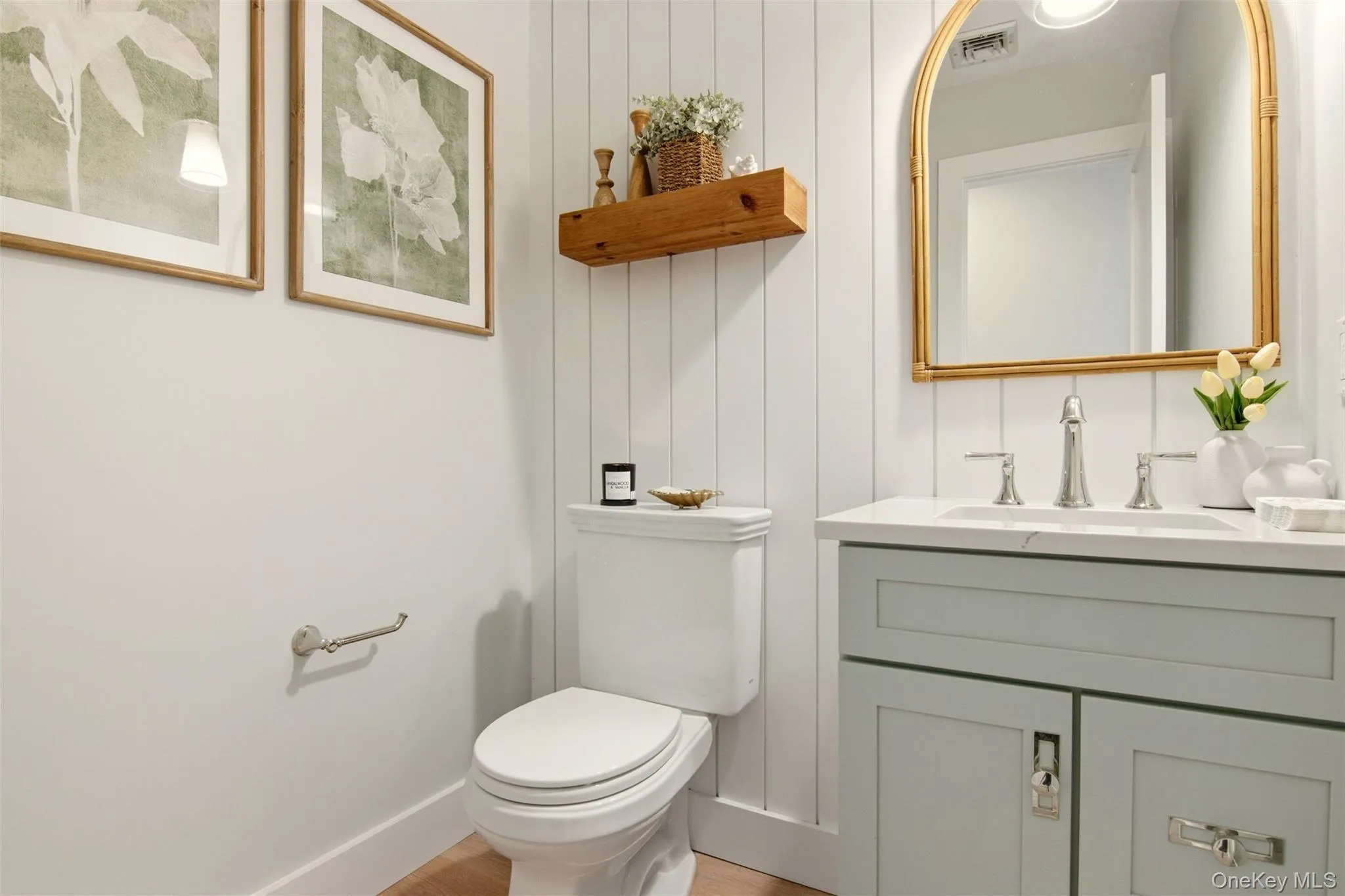 Updated Powder Room Updated Powder Room