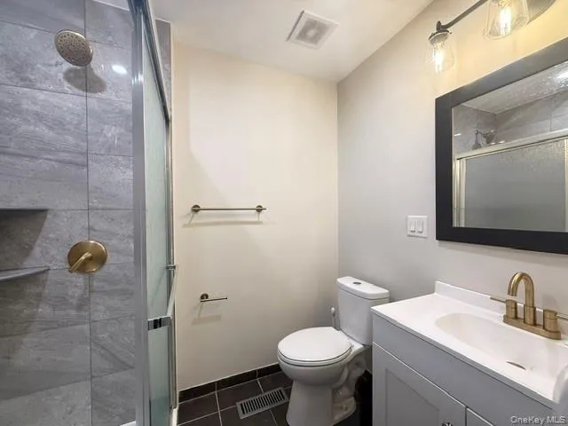 Modern Shower and vanity Modern Shower and vanity