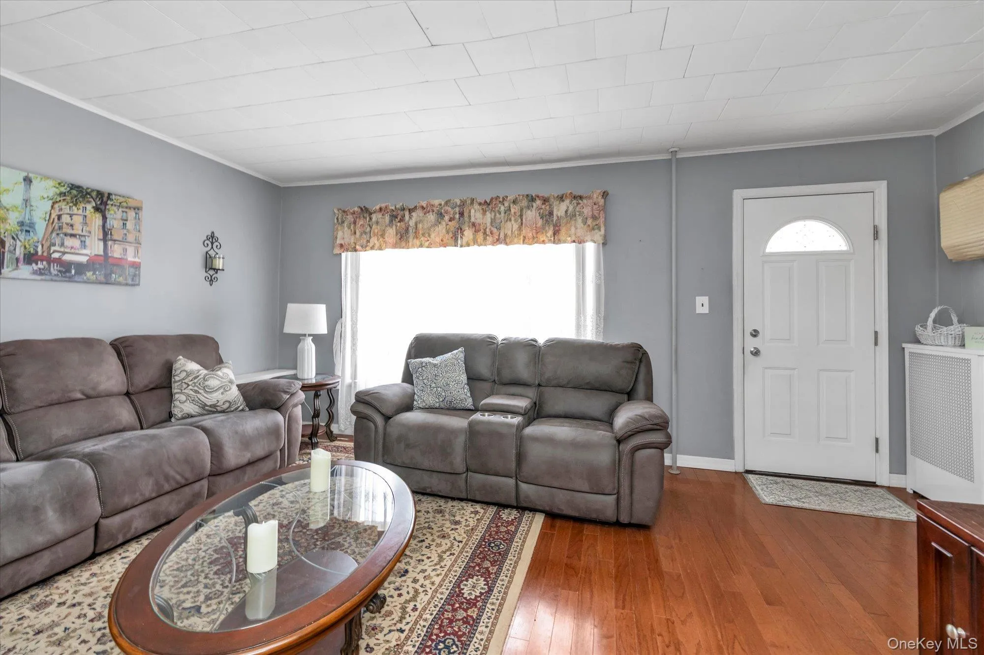 Front Living Room with Beautiful Hardwood Floors Front Living Room with Beautiful Hardwood Floors