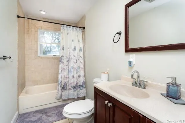 Second floor Bathroom (Bath 4) with tub/shower, large single sink vanity Second floor Bathroom (Bath 4) with tub/shower, large single sink vanity