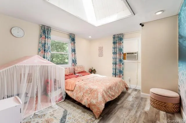 Bedroom Two with laminate flooring, skylight and attic access Bedroom Two with laminate flooring, skylight and attic access