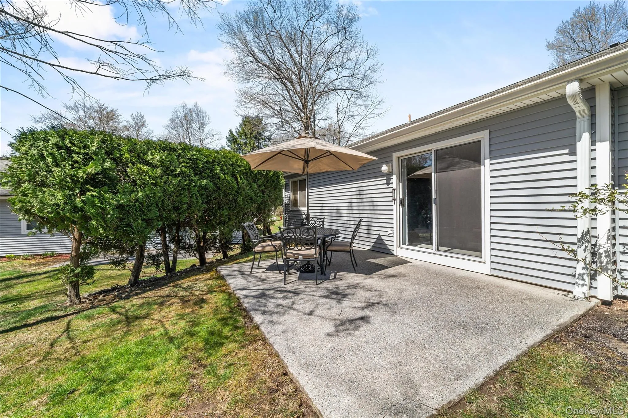 Grill and relax in your very own backyard patio space. Grill and relax in your very own backyard patio space.