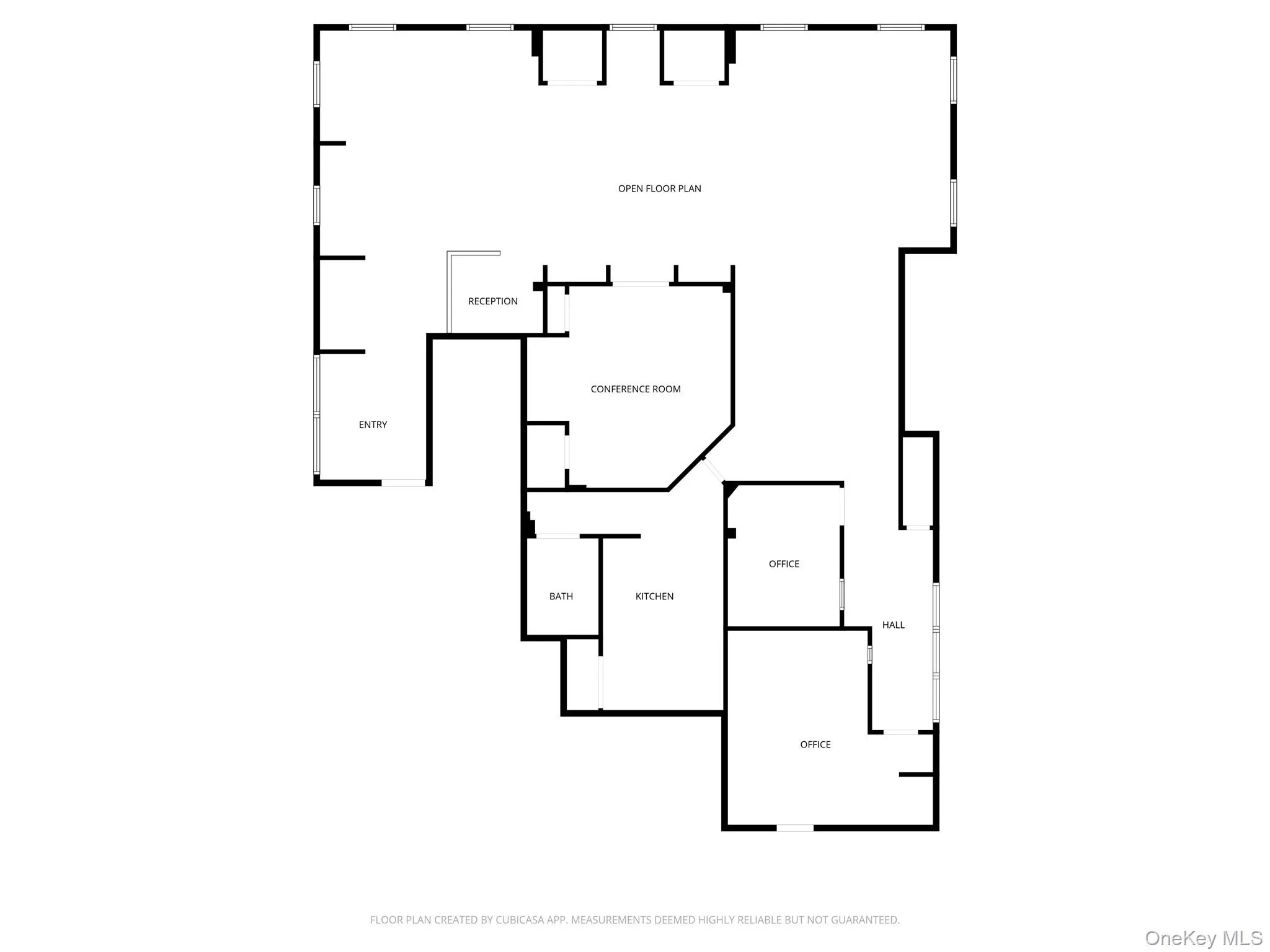 Floor plan. There is an entrance from the lobby and another back exit which leads to the back staircase and down to the back patio area. Floor plan. There is an entrance from the lobby and another back exit which leads to the back staircase and down to the back patio area.