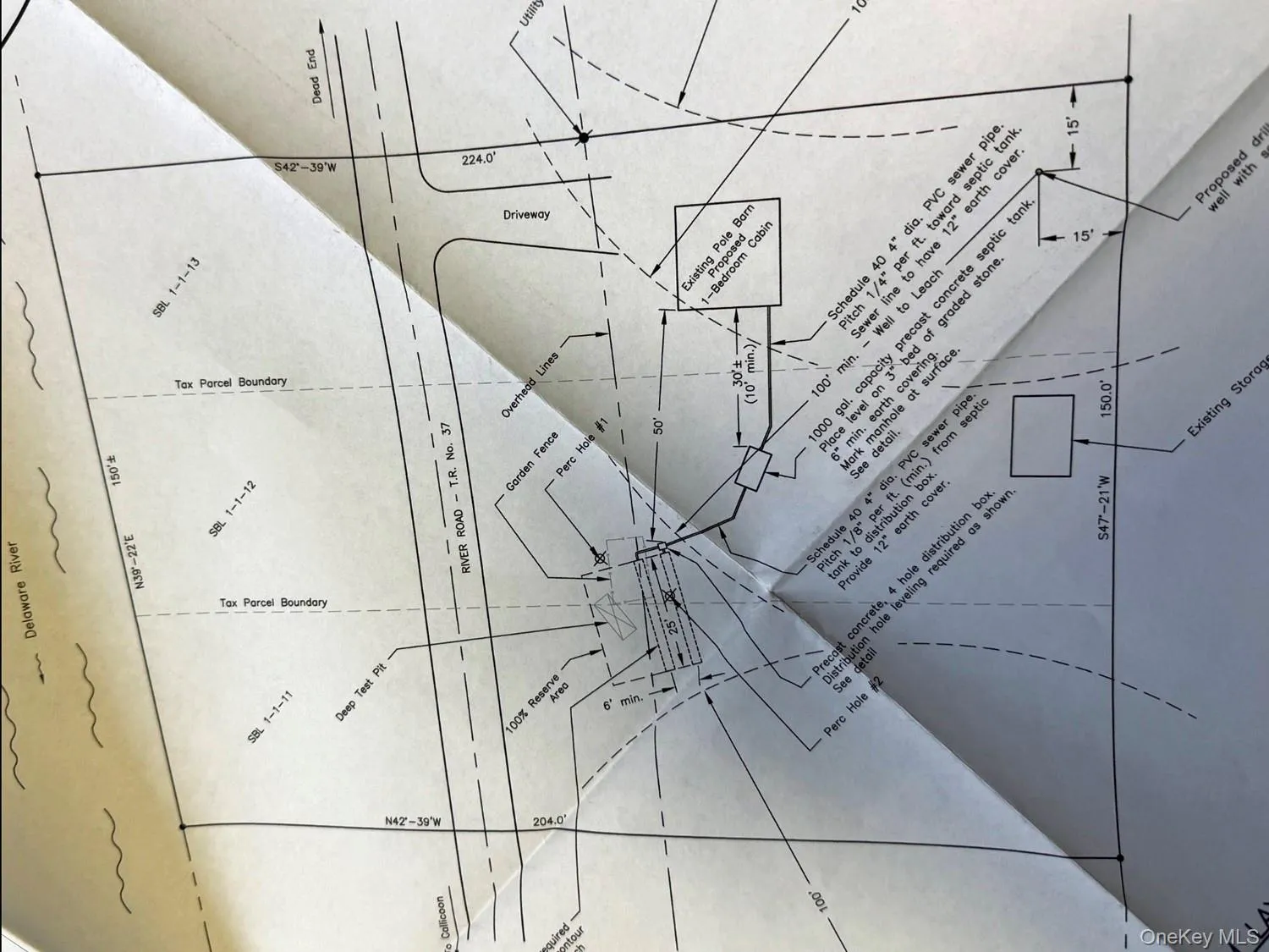 Septic plan and lot. Septic plan and lot.