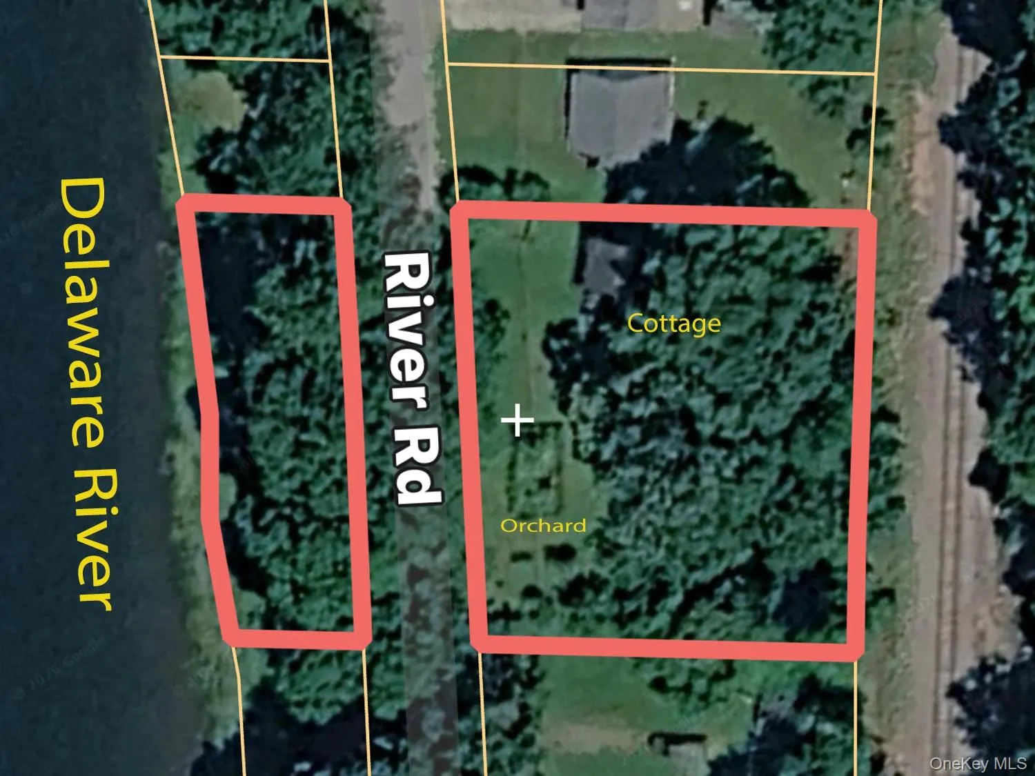 Map shows lot and riverfront. Map shows lot and riverfront.
