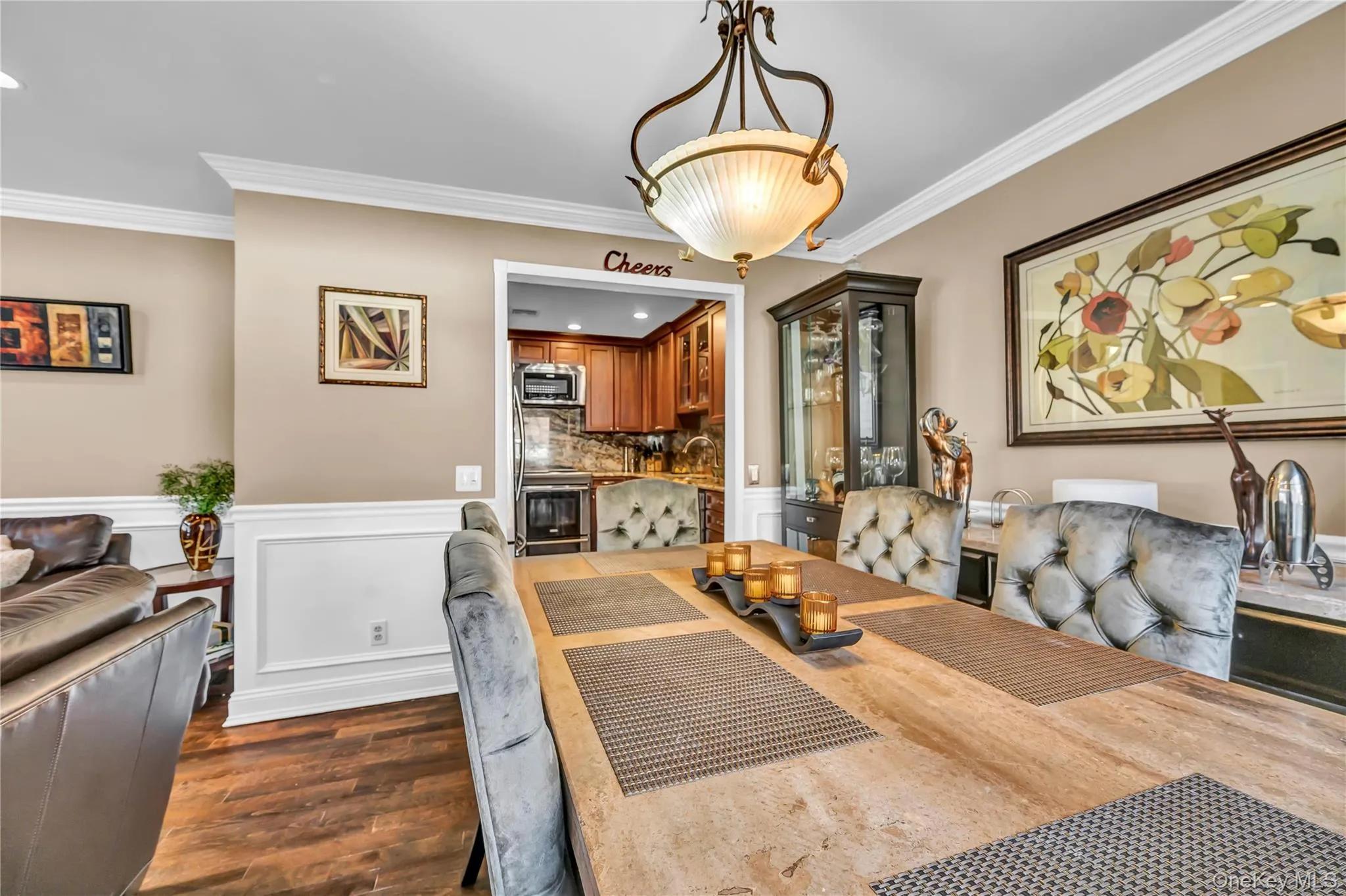 Alternate view of dining room and Kitchen entry Alternate view of dining room and Kitchen entry