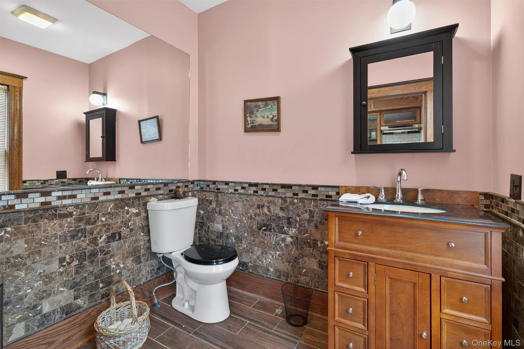 1/2 Bathroom on first floor off Kitchen. 1/2 Bathroom on first floor off Kitchen.