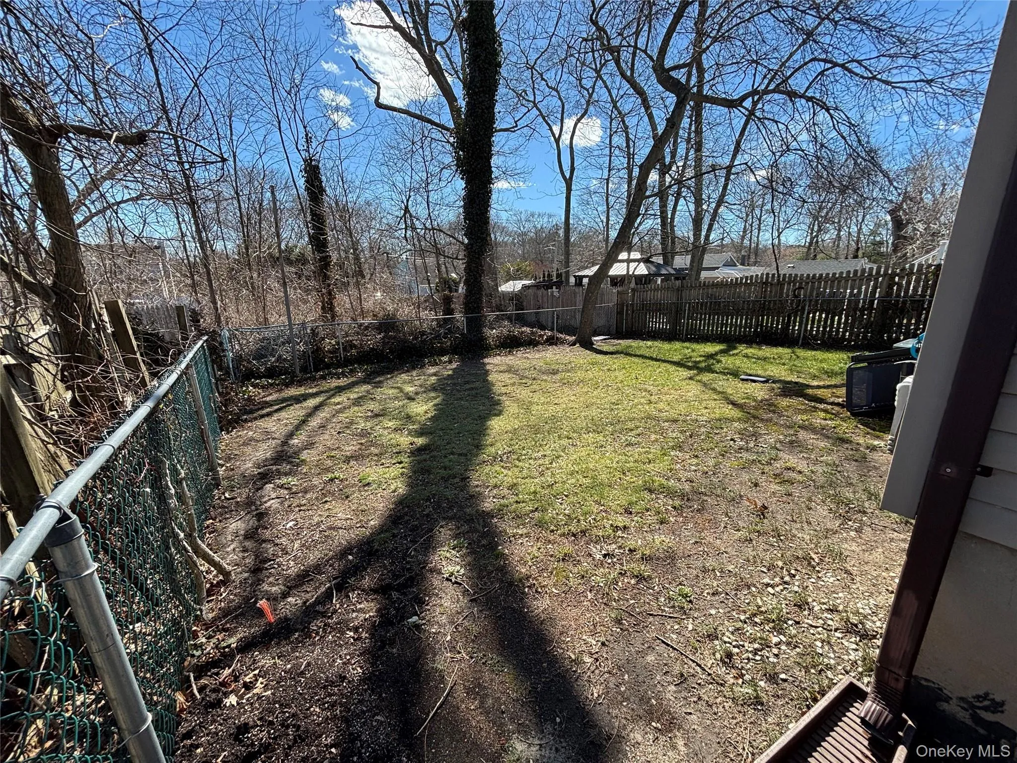 View of fenced backyard View of fenced backyard