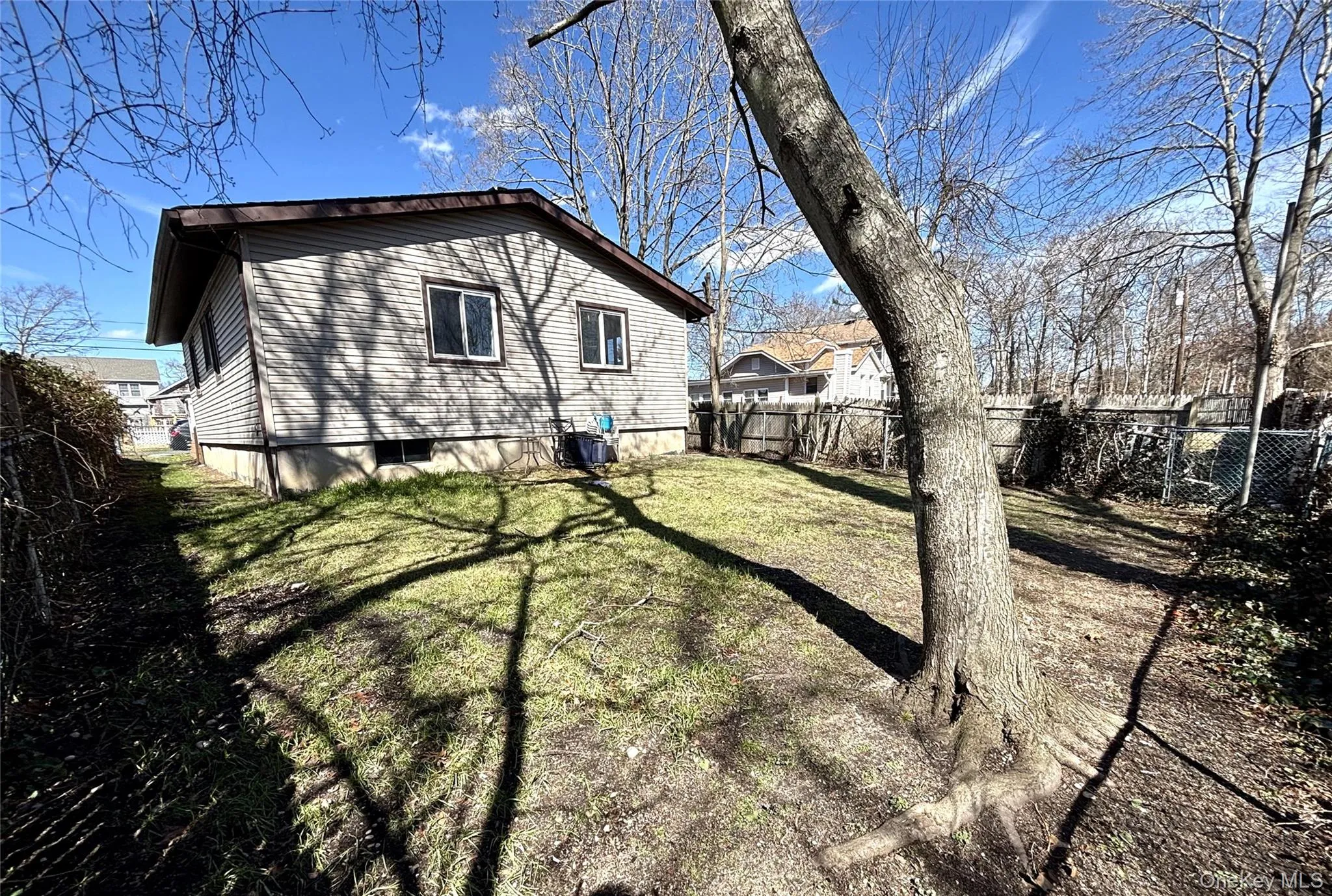 View of fenced backyard View of fenced backyard