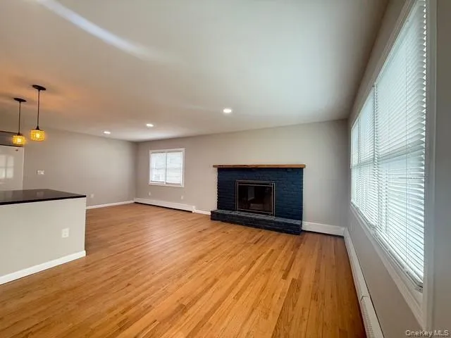 Nice living room space with wood floors Nice living room space with wood floors