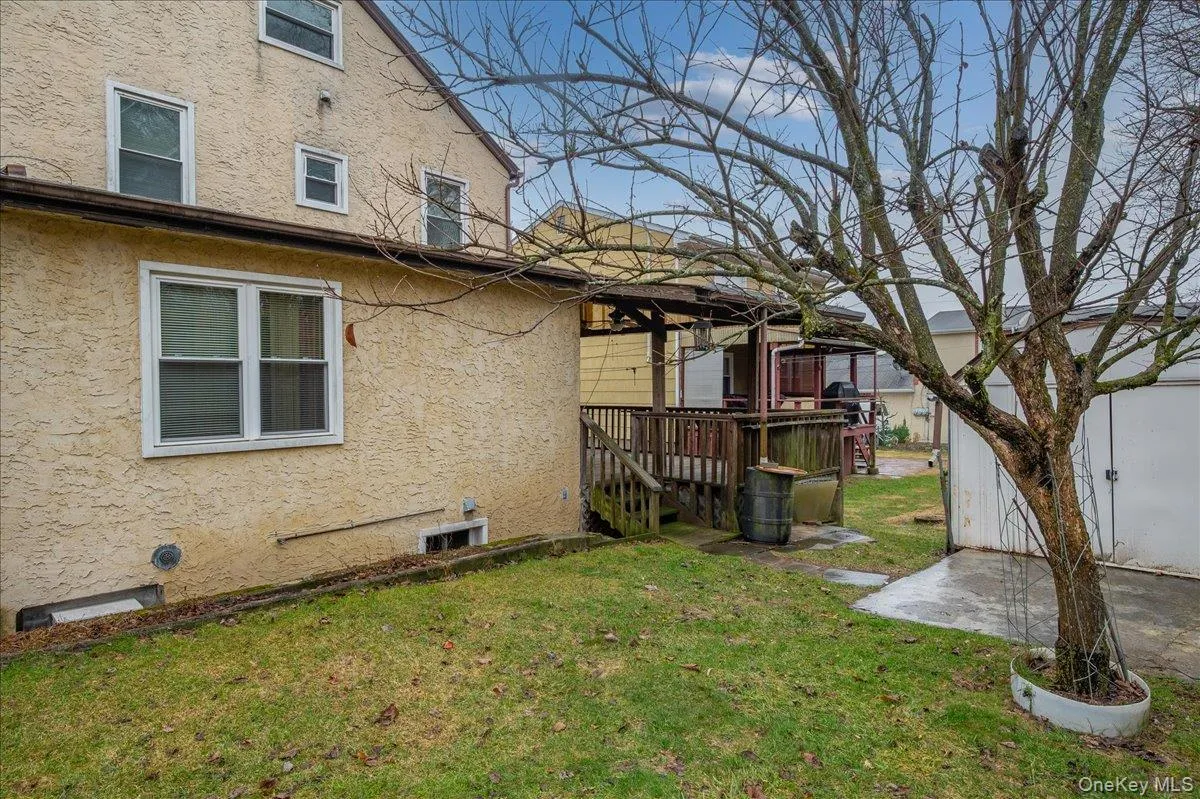 Back of property Back of property