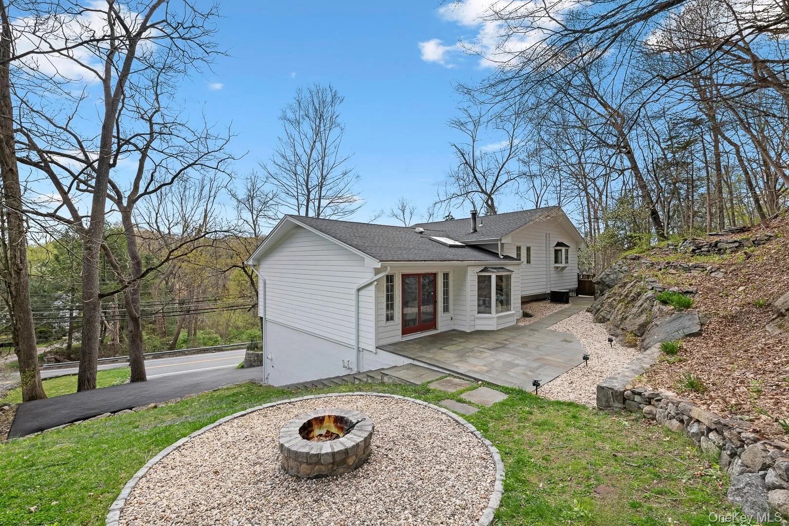 Backyard with Fire Pit Backyard with Fire Pit