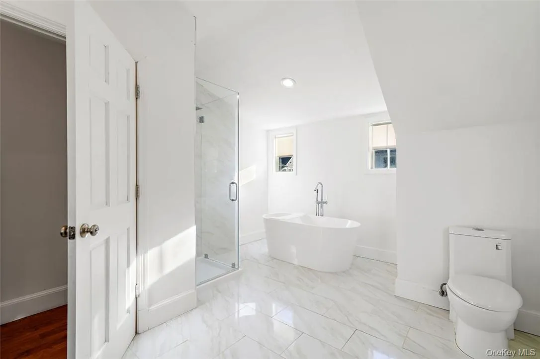 Primary bathroom with shower and soaking tub Primary bathroom with shower and soaking tub