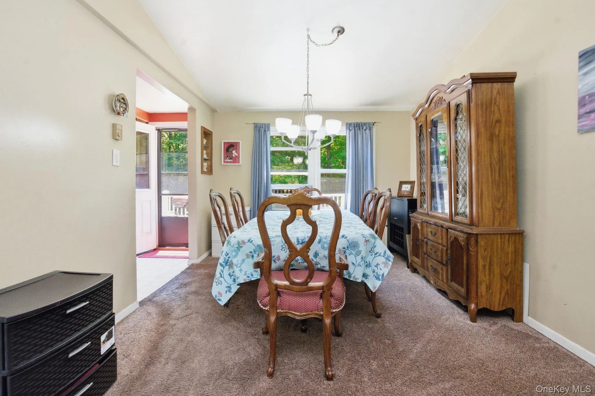 Spacious enough for a full table and hutch, the dining room connects directly to the deck for an easy indoor-to-outdoor flow. Spacious enough for a full table and hutch, the dining room connects directly to the deck for an easy indoor-to-outdoor flow.