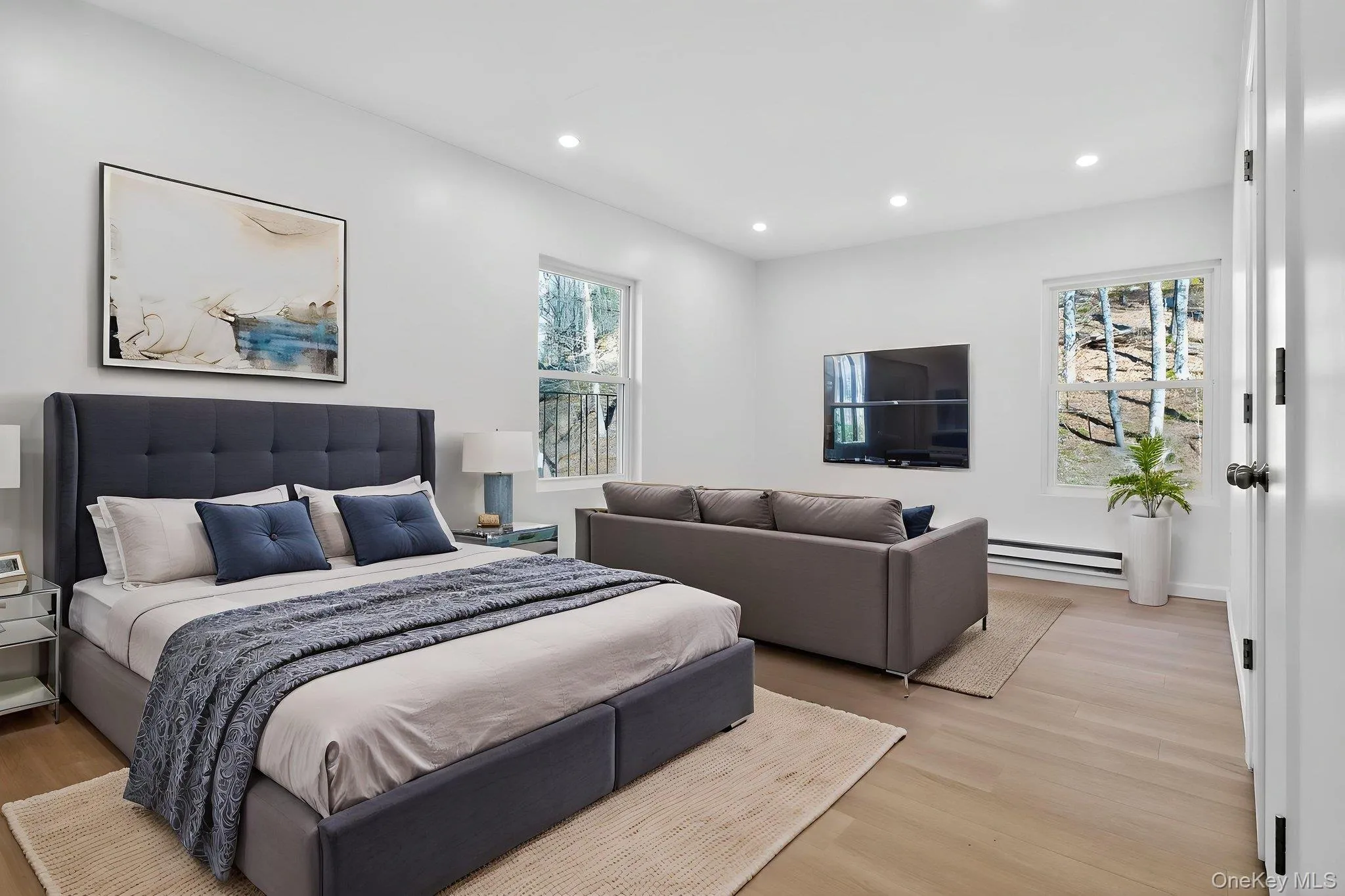 Virtually Staged Bedroom #1 with Sitting Area Virtually Staged Bedroom #1 with Sitting Area