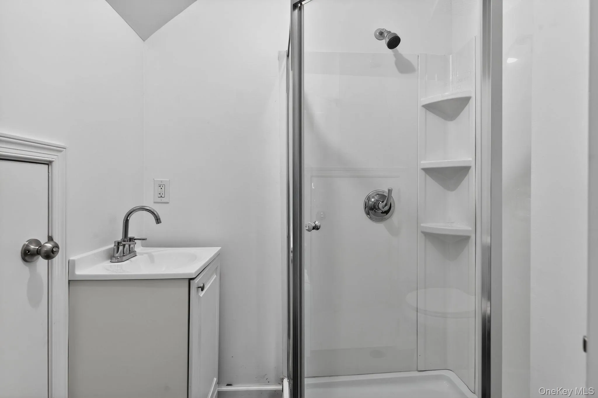 New bathrooom with stall shower New bathrooom with stall shower