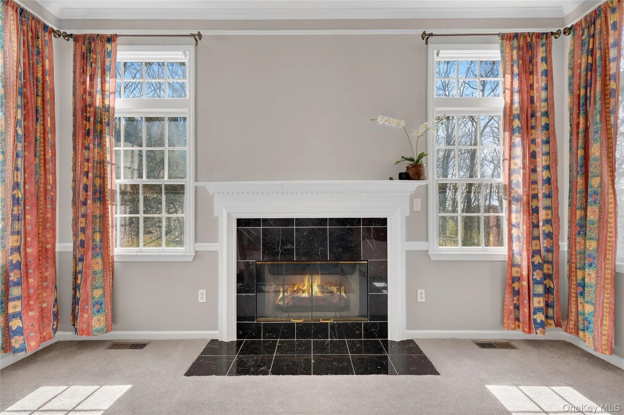 The fireplace is the focal point of the family room. The fireplace is the focal point of the family room.