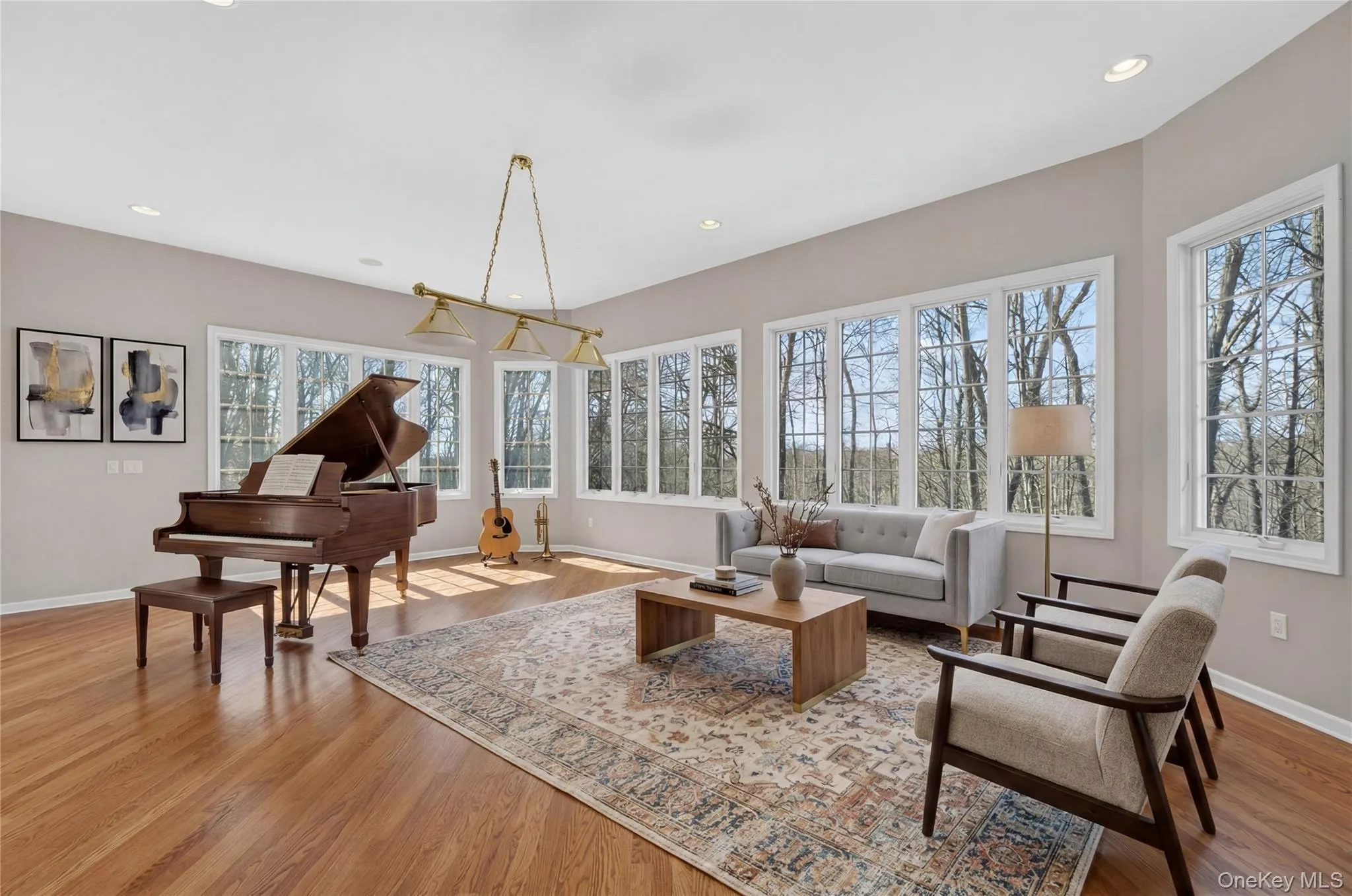 Virtually staged conservatory. Virtually staged conservatory.
