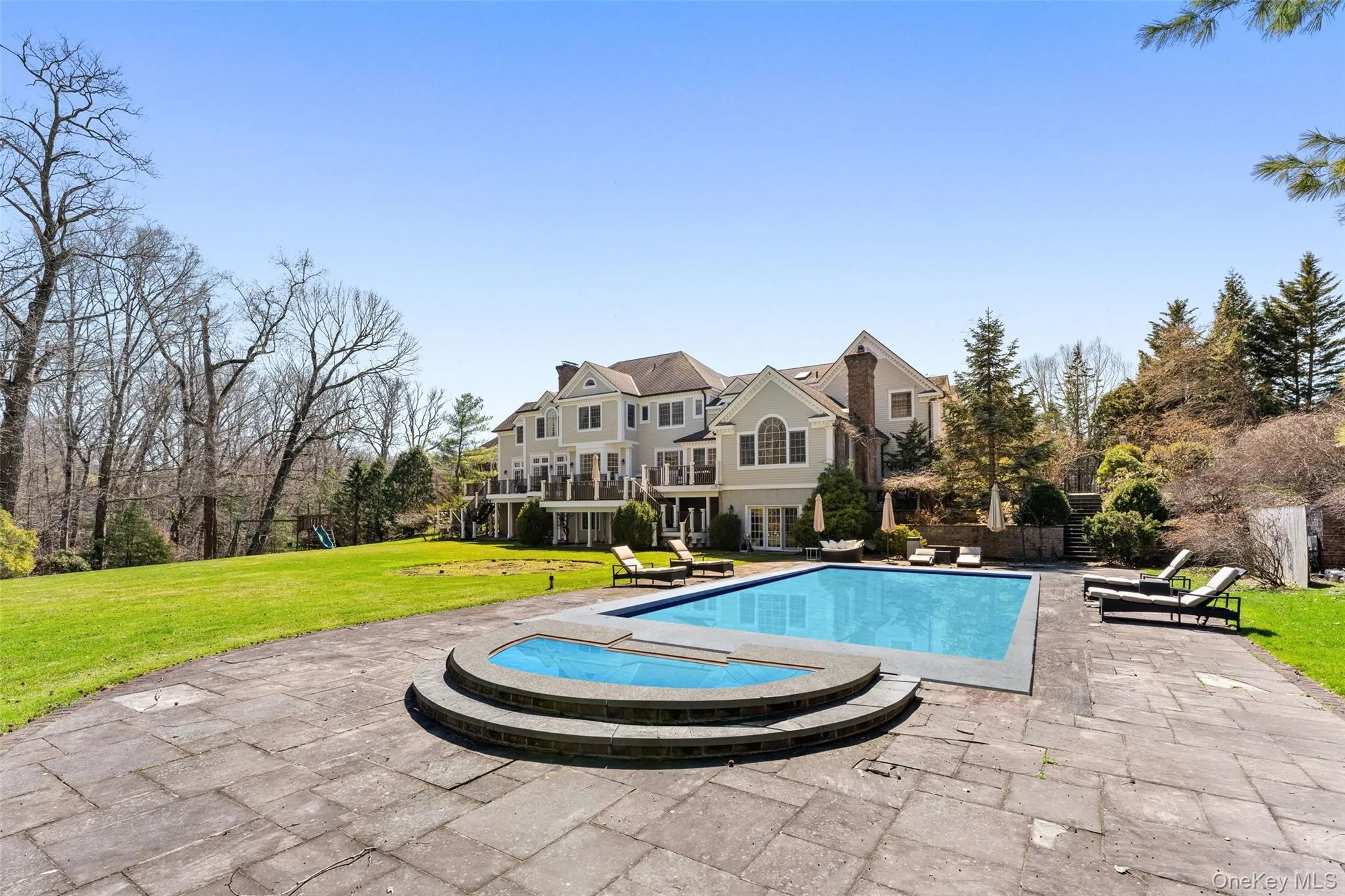 In ground pool, spa, and paved sundeck In ground pool, spa, and paved sundeck
