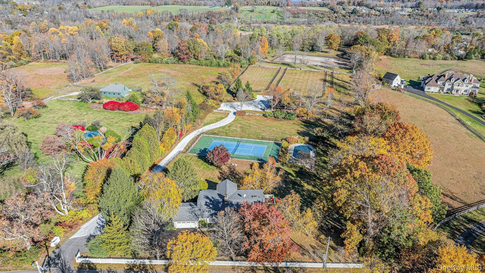 Aerial view of property and surrounding area Aerial view of property and surrounding area