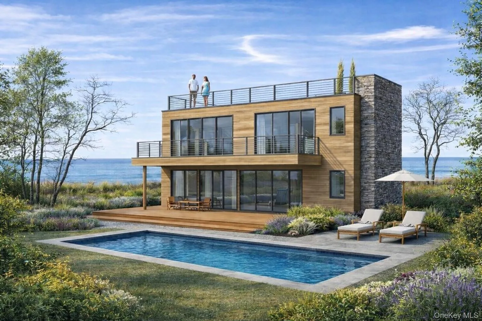 Permits for an inground pool and rooftop terrace, the home can be designed to maximize panoramic views and deliver a refined North Fork lifestyle. Permits for an inground pool and rooftop terrace, the home can be designed to maximize panoramic views and deliver a refined North Fork lifestyle.