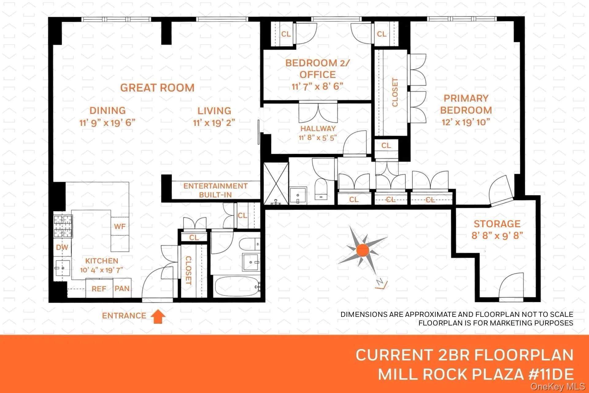 Current 2BR Floorplan Current 2BR Floorplan