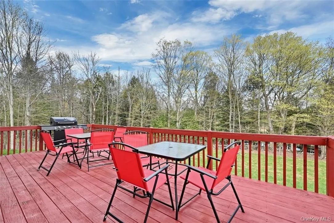 Deck surrounded with endless trees and greenery Deck surrounded with endless trees and greenery