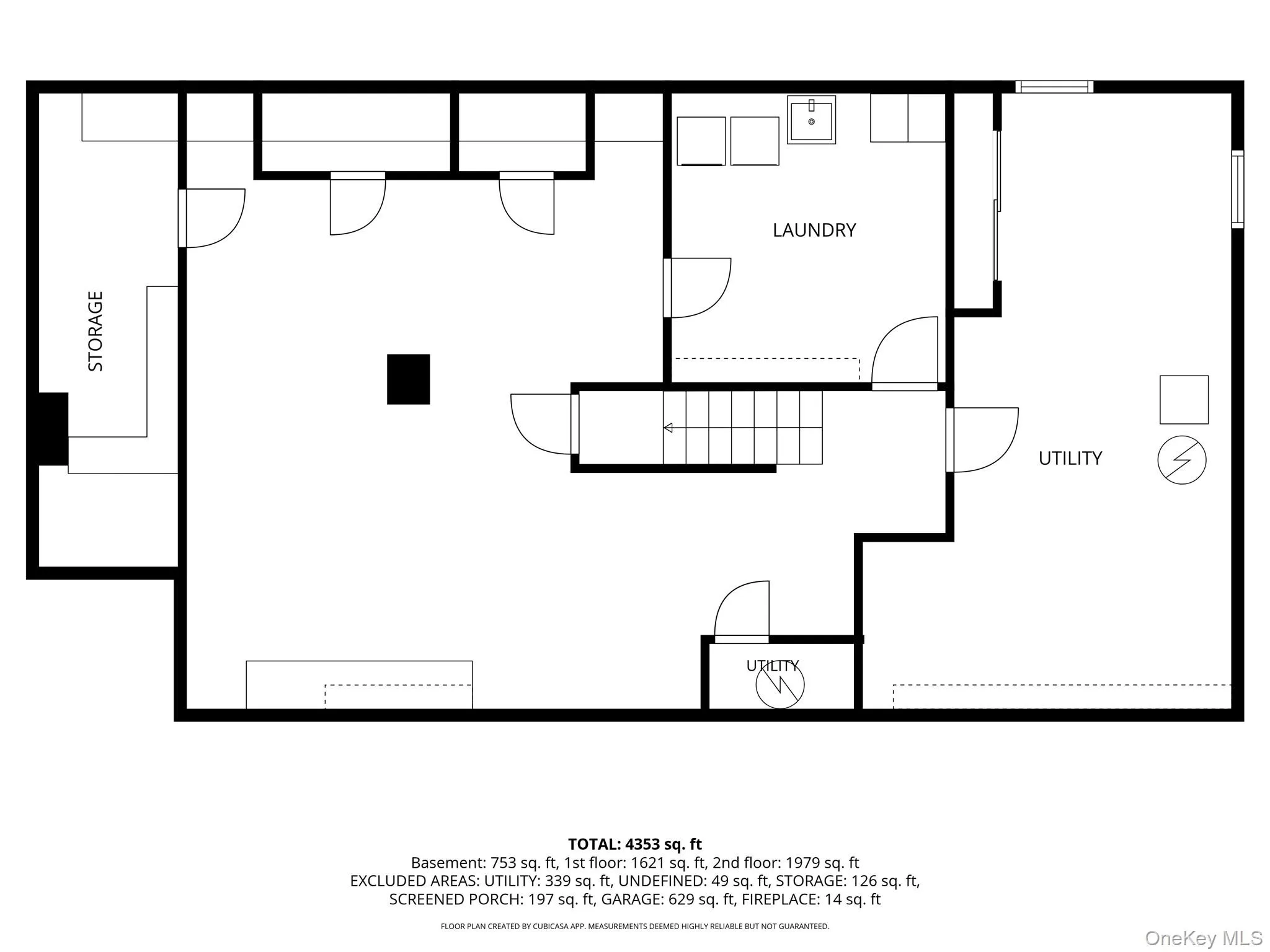 Lower Level Approx 750sf not Included Lower Level Approx 750sf not Included
