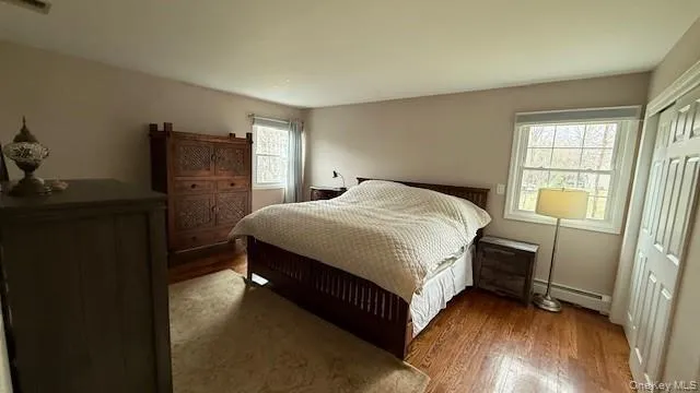 Spacious bedroom with 2 double closets. Spacious bedroom with 2 double closets.