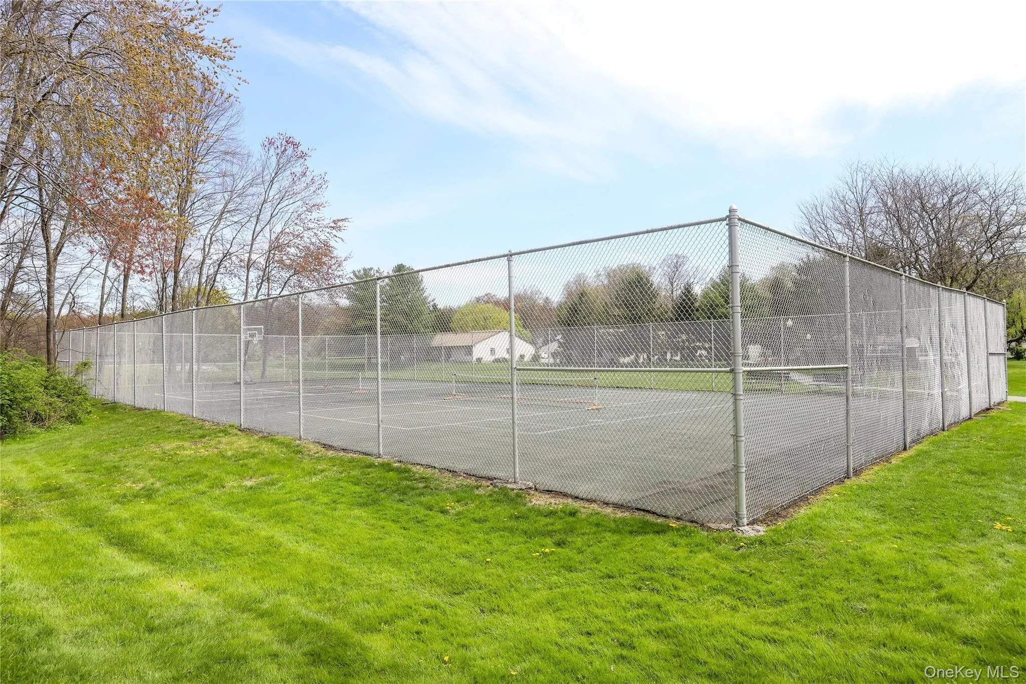 Pickleball court. Pickleball court.