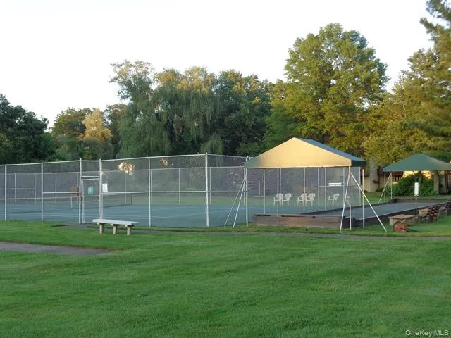 Bocce court in addition to the tennis court. Bocce court in addition to the tennis court.