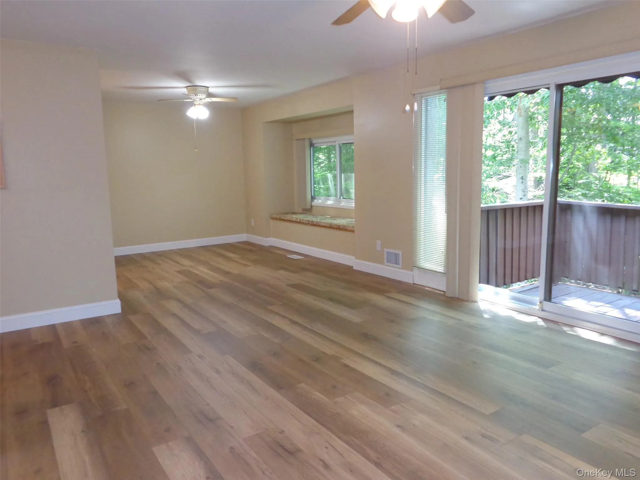Living room leads into your dining room. Living room leads into your dining room.