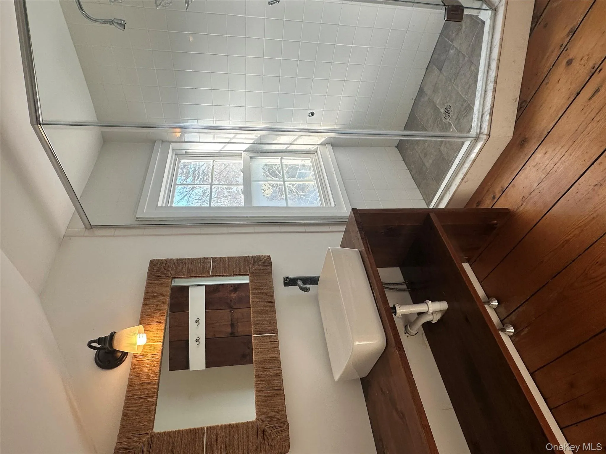 Upstairs bathroom with stand up shower Upstairs bathroom with stand up shower