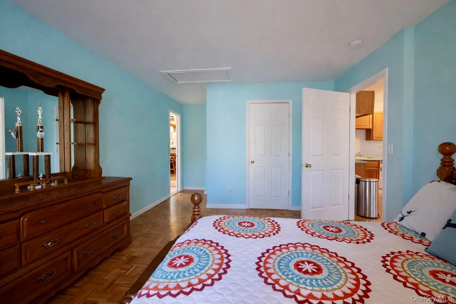 Bedroom in guest quarters. Bedroom in guest quarters.