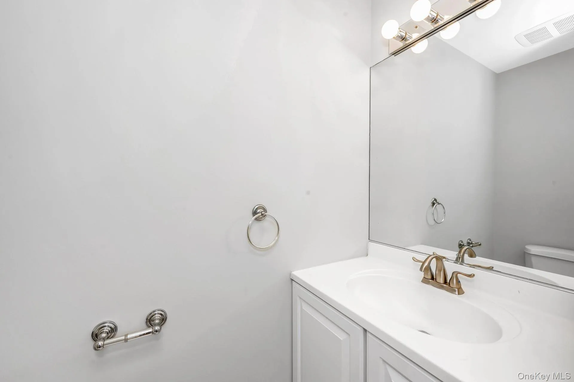 Bathroom with vanity and toilet Bathroom with vanity and toilet