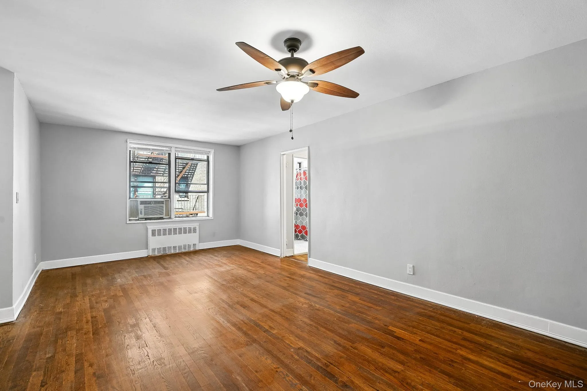 Beautiful hardwood floors and ceiling fan Beautiful hardwood floors and ceiling fan