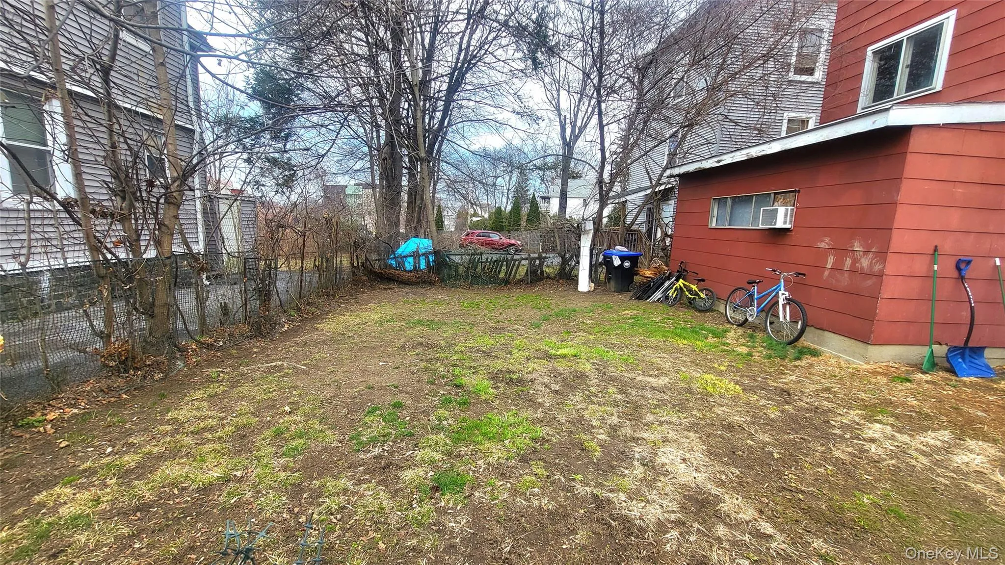 Backyard is fenced in Backyard is fenced in