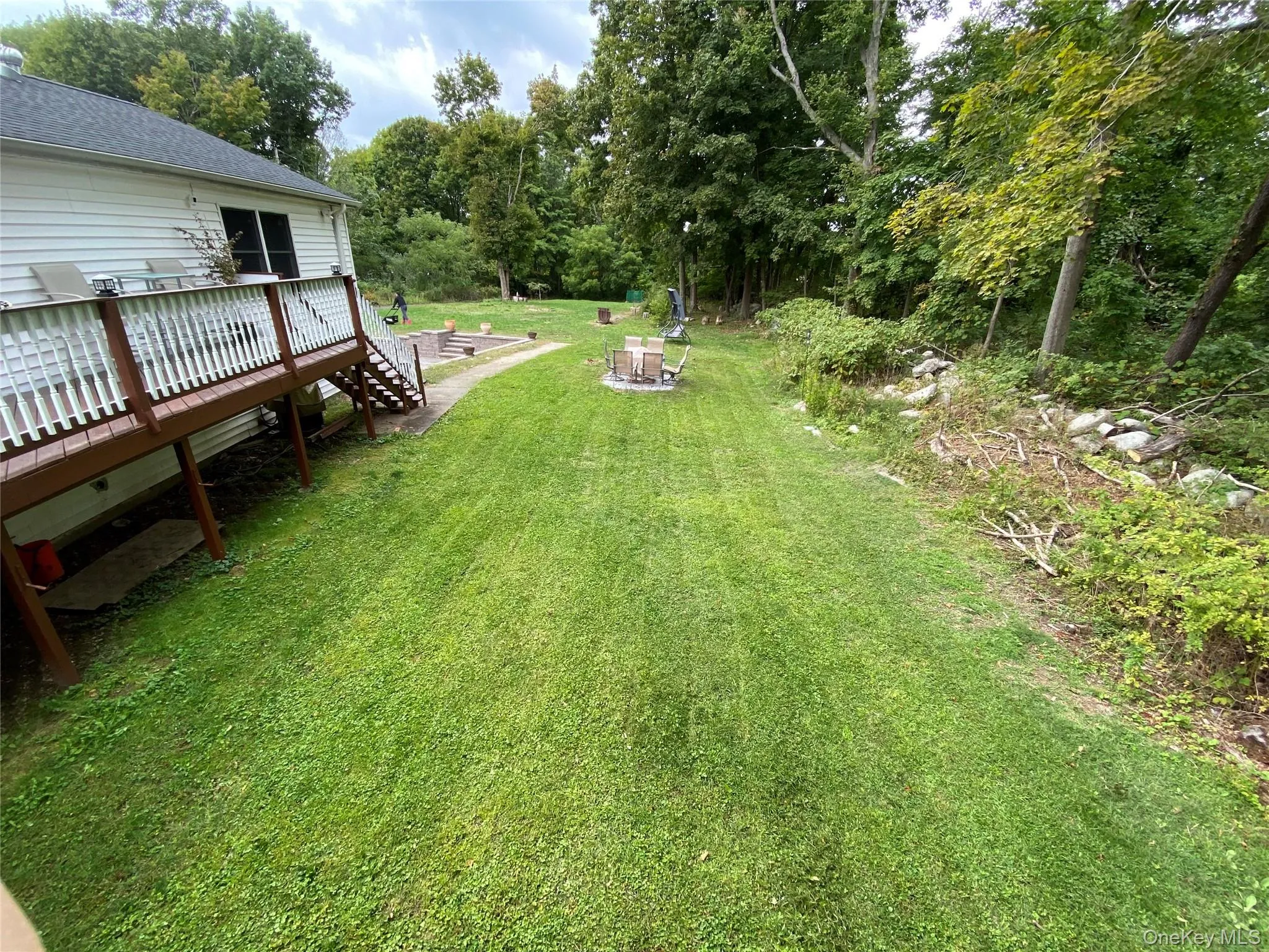 expansive wraparound porch & level yard expansive wraparound porch & level yard