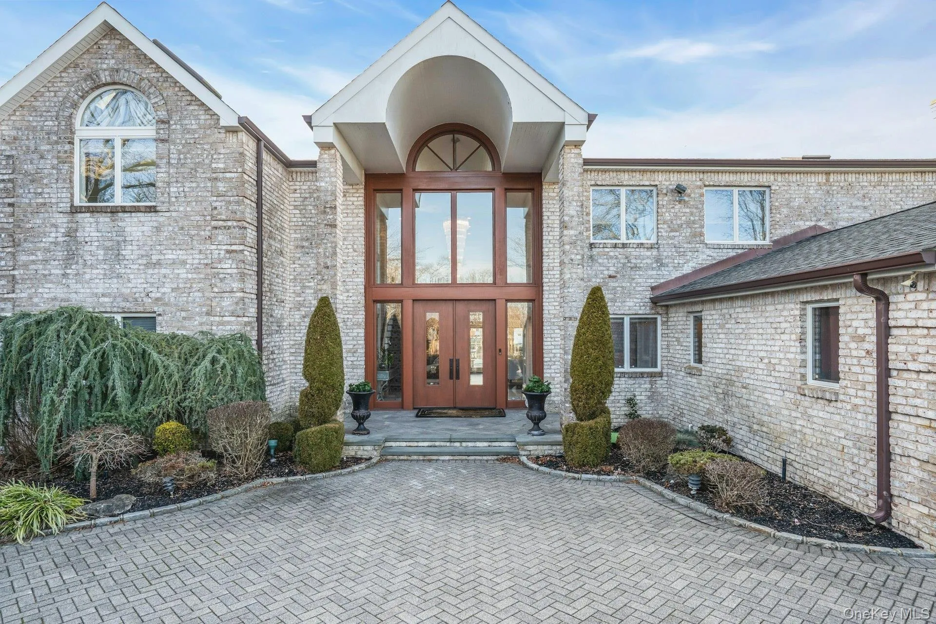 Gorgeous 10' Mahoghany Doors will Wall of Glass Transom. Gorgeous 10' Mahoghany Doors will Wall of Glass Transom.