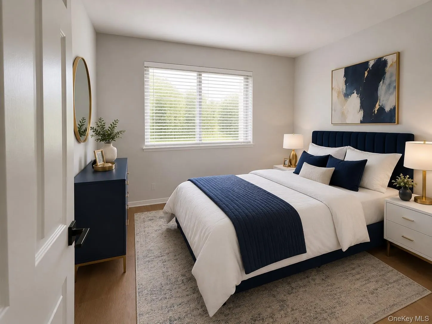 This well-appointed secondary bedroom offers a comfortable and versatile space for family, guests, or a home office. Featuring updated flooring, a large window that welcomes natural light, and a neutral color palette, the room feels bright and inviting. Generous wall space and an efficient layout provide flexibility for a variety of furniture arrangements and lifestyle needs.Virtually staged to showcase the room's potential and design possibilities. This well-appointed secondary bedroom offers a comfortable and versatile space for family, guests, or a home office. Featuring updated flooring, a large window that welcomes natural light, and a neutral color palette, the room feels bright and inviting. Generous wall space and an efficient layout provide flexibility for a variety of furniture arrangements and lifestyle needs.Virtually staged to showcase the room's potential and design possibilities.