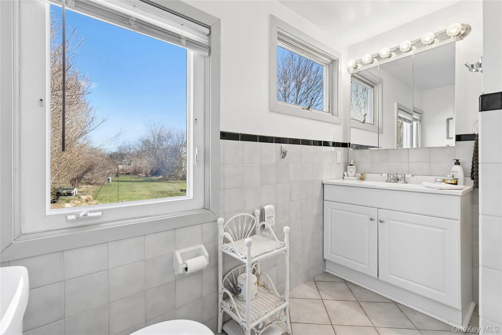 Primary Bathroom with Large Picture Window