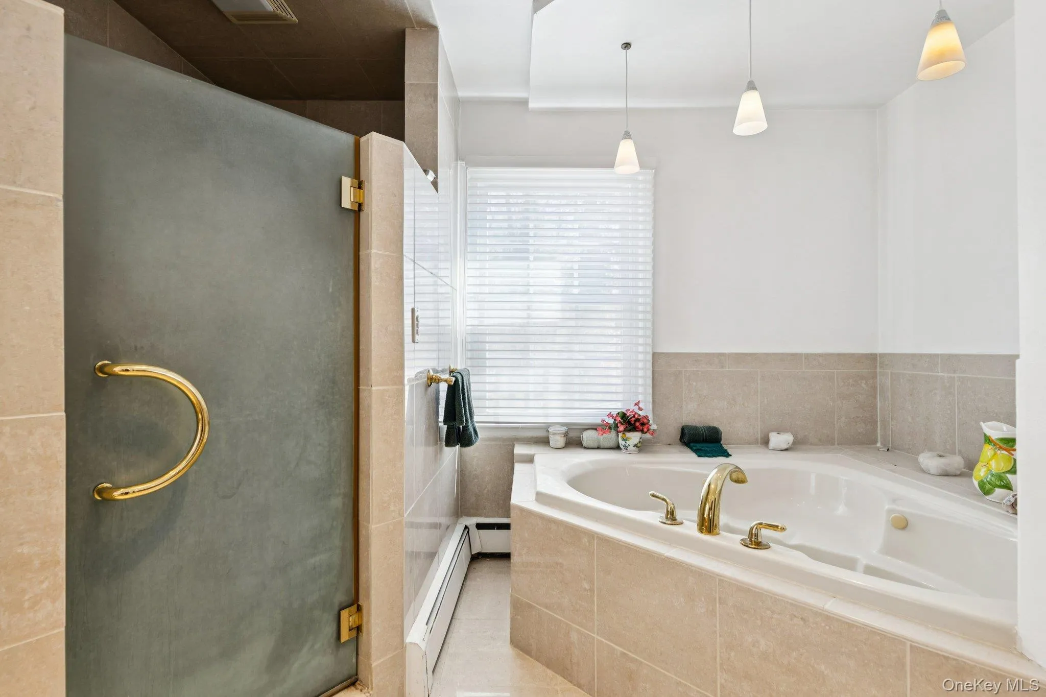 Primary bath with Walk in Shower and Tub Primary bath with Walk in Shower and Tub
