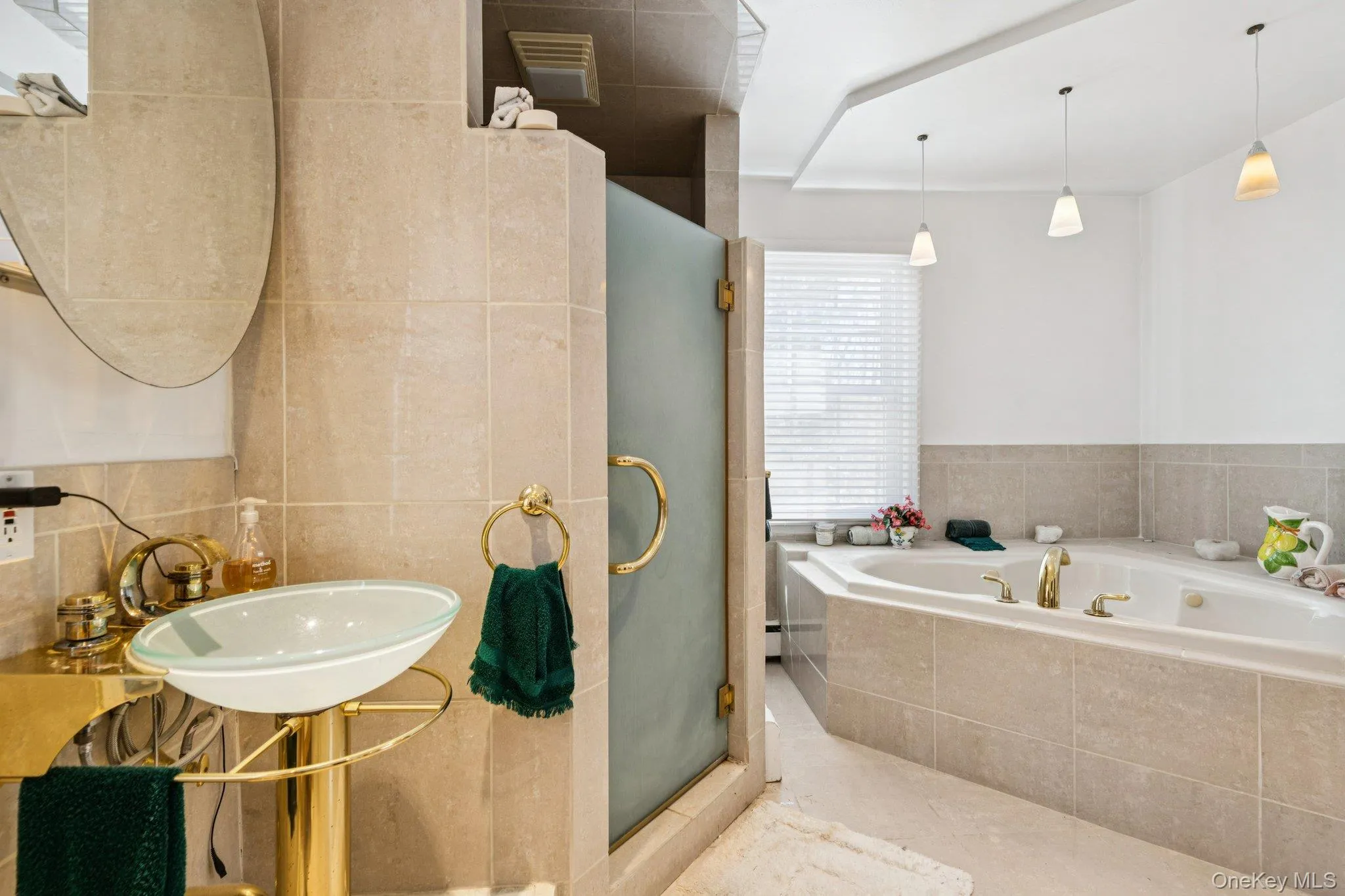 Spacious Primary Bath with Closets, Shower, Tub and Sink Spacious Primary Bath with Closets, Shower, Tub and Sink