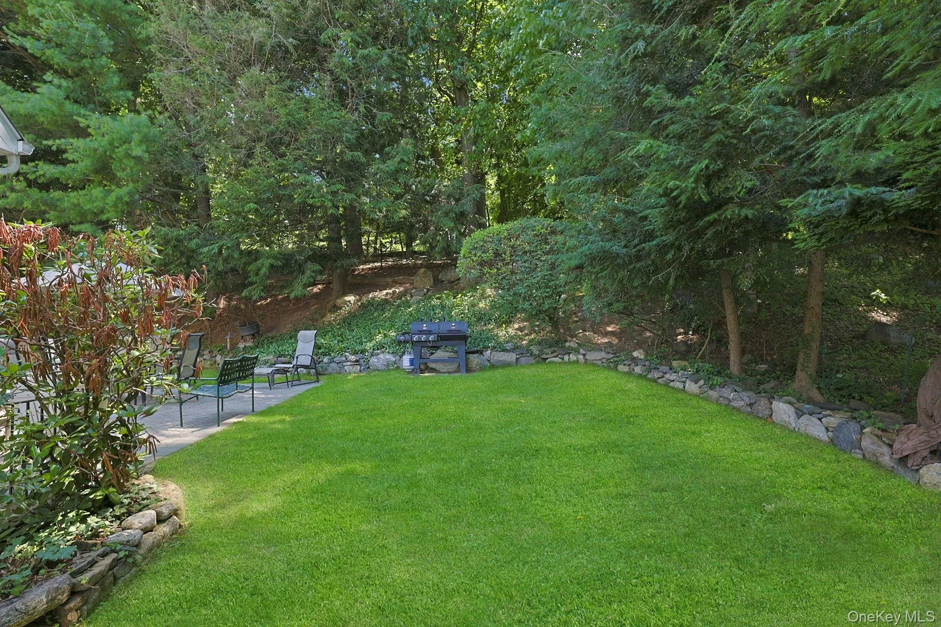 View of manicured Side Yard View of manicured Side Yard